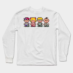 Earthbound Party Member Sprites Long Sleeve T-Shirt